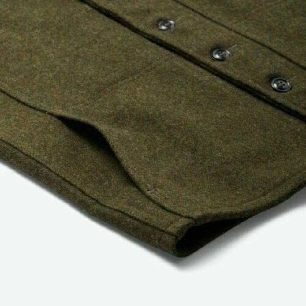 Filson Garment Mackinaw Button Front Vest H11185 - Picture 10 of 11